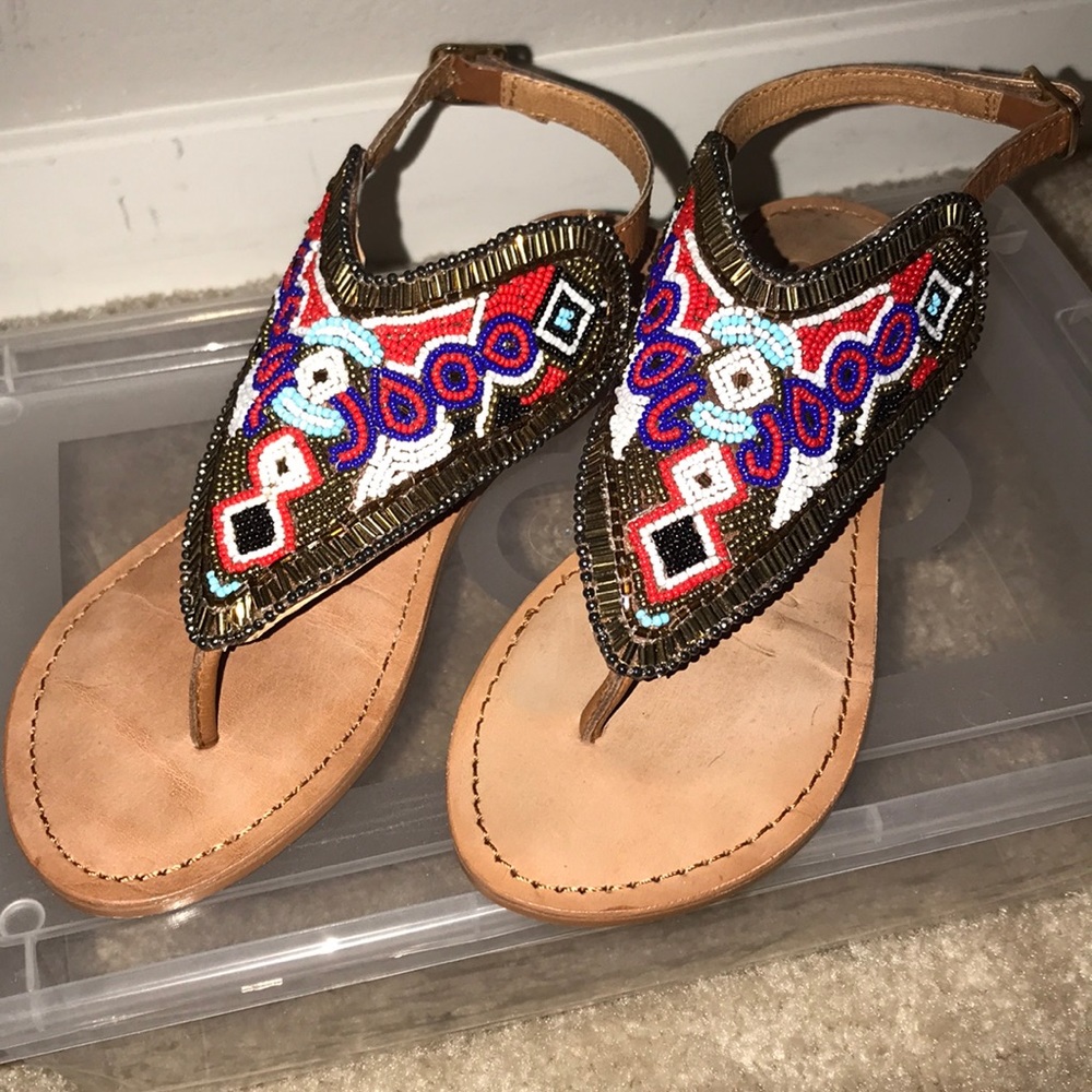 Beaded Sandals